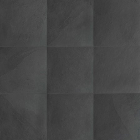 MSI Montauk Black 16 In. X 16 In. Gauged Slate Floor And Wall Tile, 5PK ZOR-NS-0016
